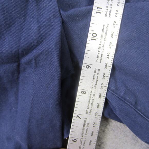 Gap Boyfriend Roll-Up Shorts Mens 6 Blue Khakis Casual Summer Chino Classic - Picture 3 of 8